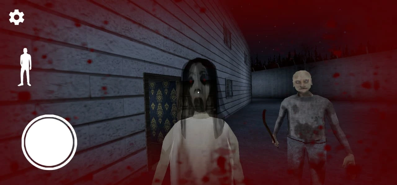 Granny 4 APK dark haunted corridor gameplay