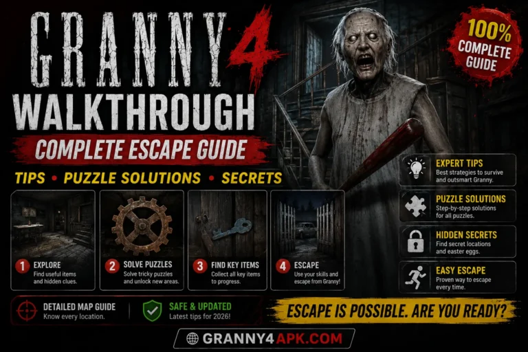 Granny 4 Walkthrough Complete Escape Guide, Tips Puzzle Solutions
